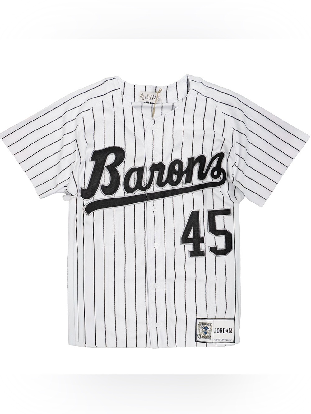MICHAEL JORDAN BASEBALL JERSEY (WHITE)